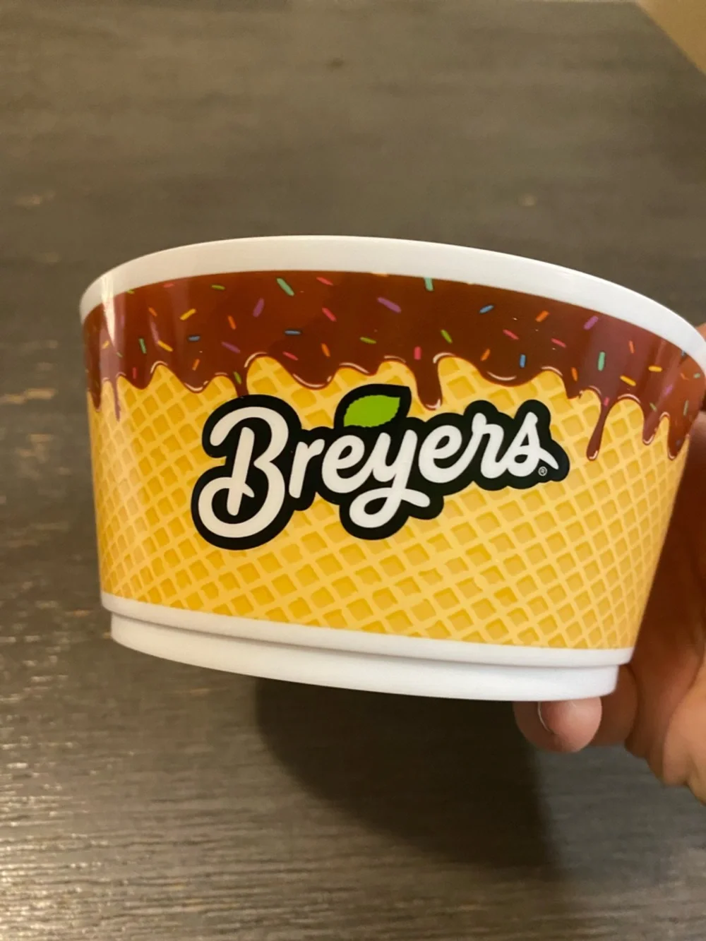 Breyers Ice Cream Bowl & Spoon Set — Set of 2)